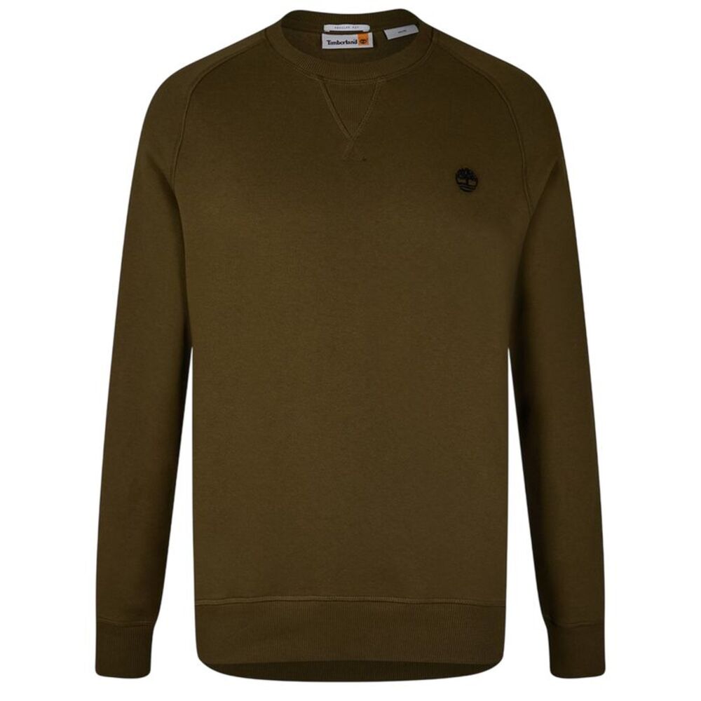 Timberland Mens Exeter Crew Neck Regular Sweatshirt / Olive